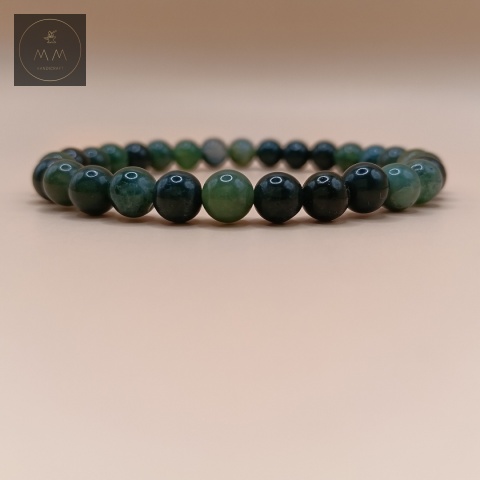 bransoletka-z-kamieni-naturalnych-agat-mszysty-handmade-zbliżenie-na-kamienie