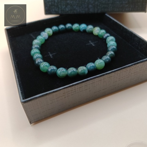 bransoletka-z-kamieni-naturalnych-agat-mszysty-handmade-w-ozdobnym-pudełku
