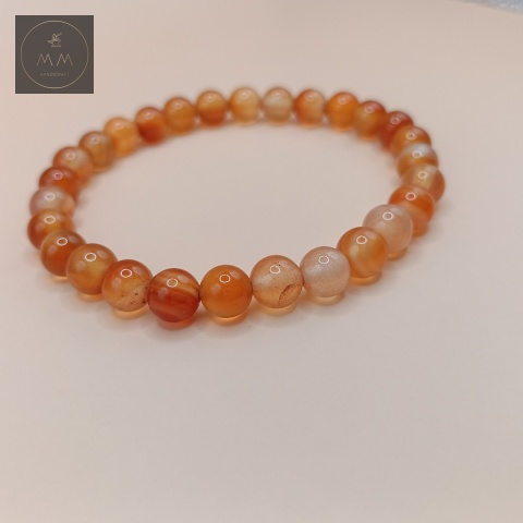 bransoletka-z-kamieni-naturalnych-karneol-handmade-zbliżenie