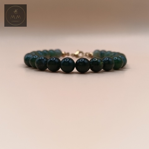 bransoletka-z-kamieni-naturalnych-agat-mszysty-gradient-handmade-zbliżenie-na-kamienie