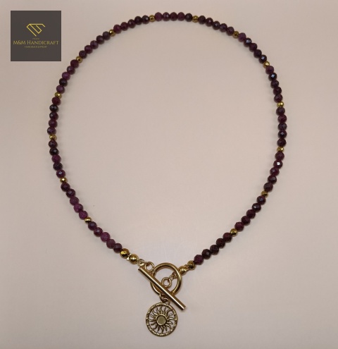 choker-z-kamieni-naturalnych-rubin-klasa-a-i-hematyt-handmade-rzut-z-góry