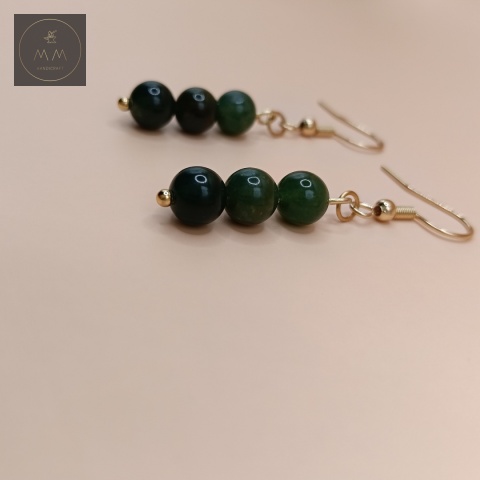 kolczyki-z-kamieni-naturalnych-agat-mszysty-handmade-zbliżenie