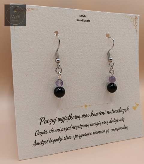 kolczyki-z-kamieni-naturalnych-ametyst-fasetowany-i-onyks-handmade-bok-lewy