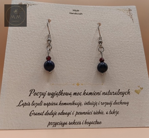 kolczyki-z-kamieni-naturalnych-granat-i-lapis-lazuli-bigle-stal-chirurgiczna-handmade