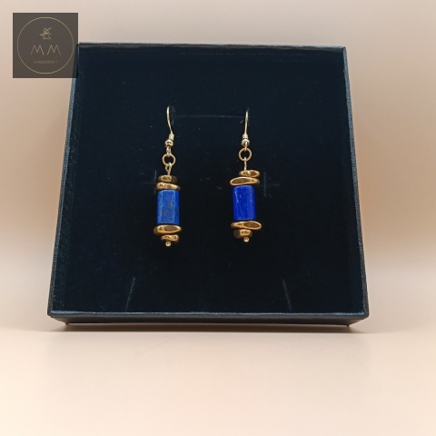 kolczyki-z-kamieni-naturalnych-lapis-lazuli-i-hematyt-sieczka-handmade-w-ozdobnym-pudełku