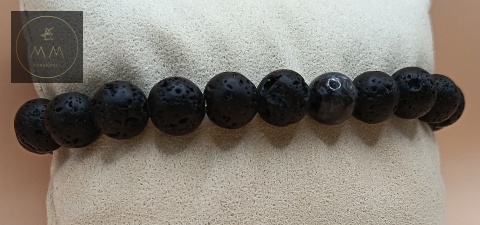 męska-bransoletka-z-kamieni-naturalnych-lawa-wulkaniczna-i-labradoryt-handmade-na-poduszce