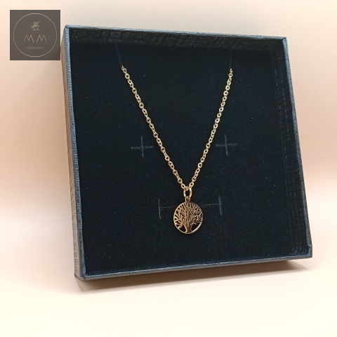 naszyjnik-drzewo-życia-stal-chirurgiczna-handmade-bok-lewy