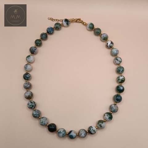 naszyjnik-TERRA-z-kamieni-naturalnych-agat-mszysty-handmade-rzut-z-góry