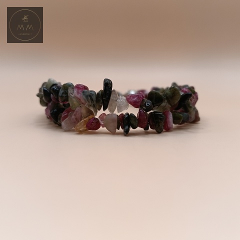 bransoletka-z-kamieni-naturalnych-turmalin-kolorowy-handmade-zbliżenie-na-kamienie