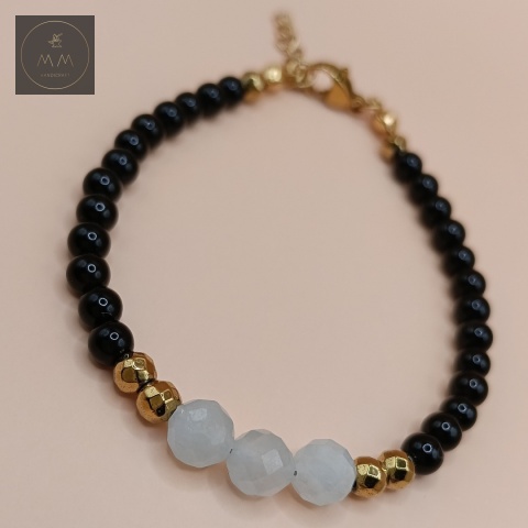 bransoletka-na-zapięcie-z-onyksu-hematytu-i-akwamarynu-handmade-góra