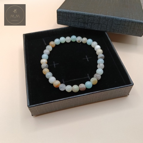 bransoletka-z-kamieni-naturalnych-amazonit-handmade-w-ozdobnym-pudełku