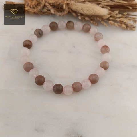 bransoletka-z-kamieni-naturalnych-kwarc-różowy-rodonit-handmade-zbliżenie