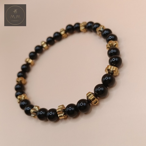 bransoletka-z-kamieni-naturalnych-onyks-i-hematyt-kwiatek-handmade