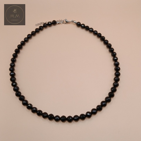 choker-z-kamieni-naturalnych-czarny-turmalin-disco-handmade