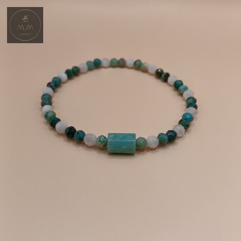 bransoletka-z-kamieni-naturalnych-kamień-księżycowy-chryzokola-i-amazonit-handmade