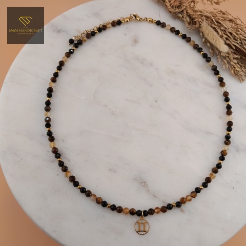 naszyjnik-dla-Bliźniąt-z-kamieni-naturalnych-cytryn-tygrysie-oko-onyks-handmade-rzut-z-góry