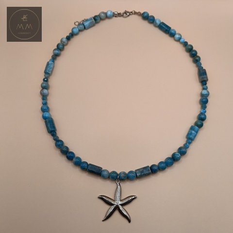 naszyjnik-z-kamieni-naturalnych-apatyt-handmade-rzut-z-góry