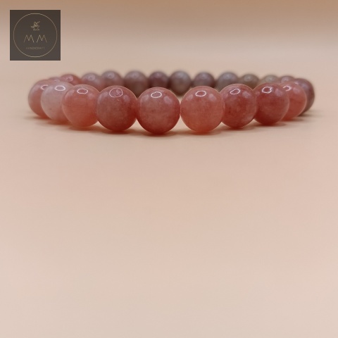 bransoletka-z-kamieni-naturalnych-jadeit-brzoskwiniowy-handmade-zbliżenie-na-kamienie