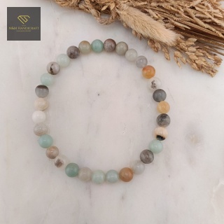 Bransoletka z Amazonitu Biżuteria Handmade z Kamieni Naturalnych