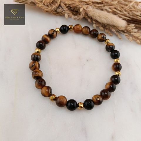 bransoletka-z-kamieni-naturalnych-tygrysie-oko-onyks-hematyt-handmade-zbliżenie