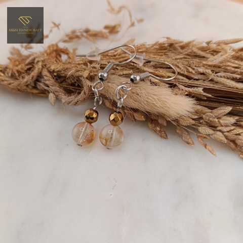 kolczyki-z-kamieni-naturalnych-hematyt-i-cytryn-bigle-stal-chirurgiczna-handmade