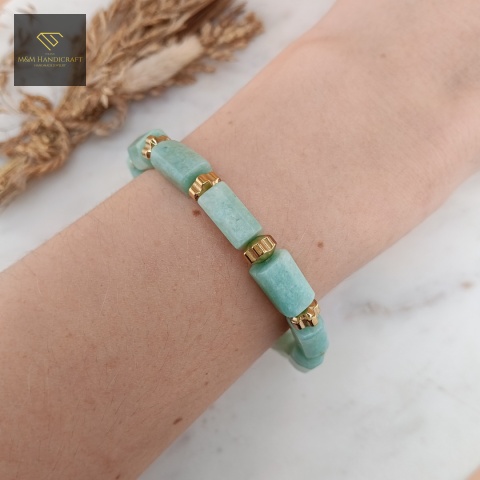 bransoletka-z-kamieni-naturalnych-amazonit-walec-i-hematyt-handmade-na-nadgarstku