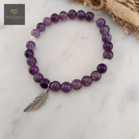 bransoletka-z-kamieni-naturalnych-ametyst-i-kryształ-górski-handmade-zbliżenie