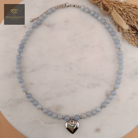 naszyjnik-z-kamieni-naturalnych-angelit-handmade-rzut-z-góry
