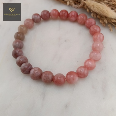 bransoletka-z-kamieni-naturalnych-jadeit-brzoskwiniowy-handmade-zbliżenie