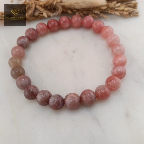 bransoletka-z-kamieni-naturalnych-jadeit-brzoskwiniowy-handmade-zbliżenie-na-kamienie